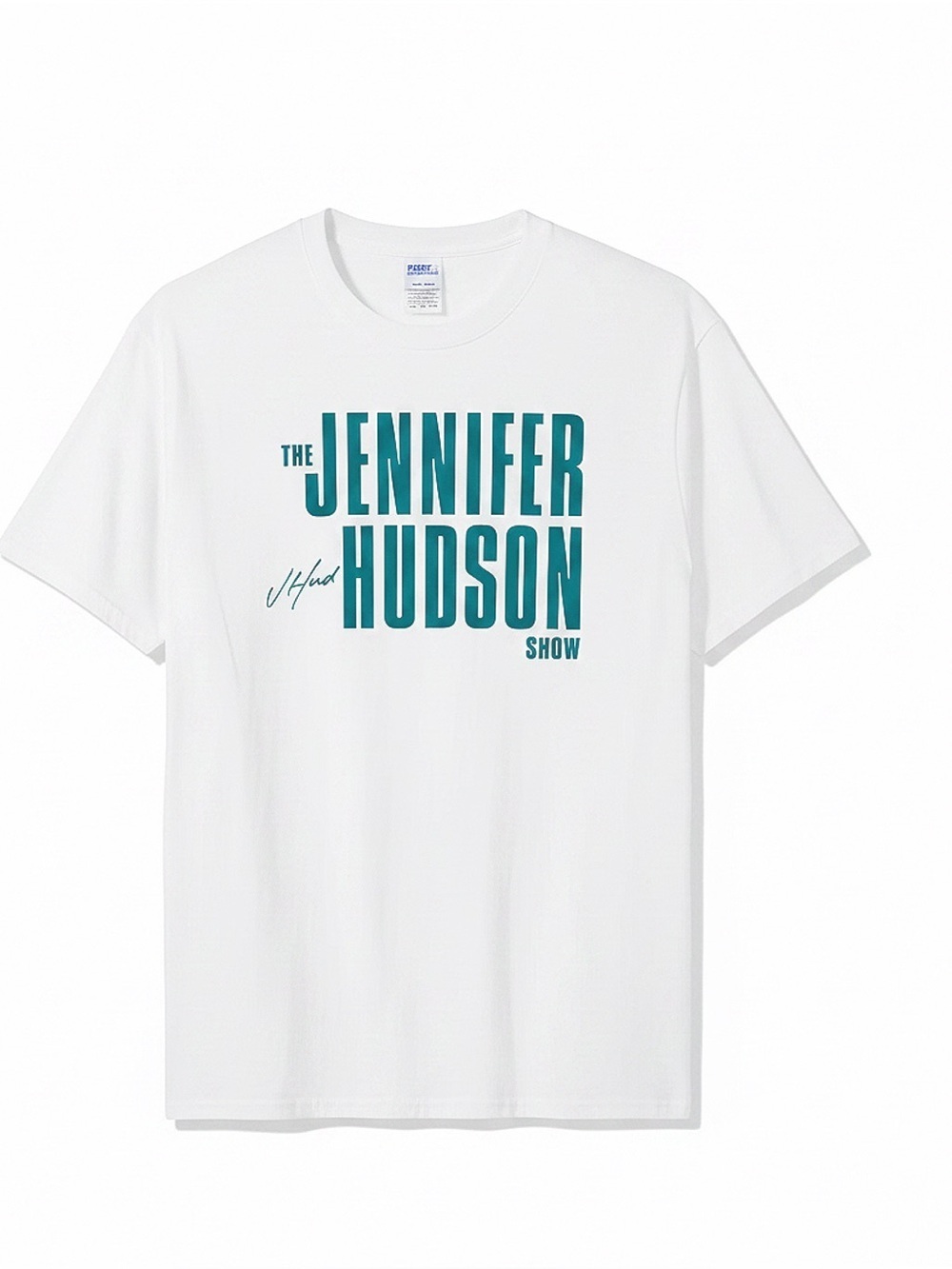⭐️Jennifer Hudson Show White & Teal T-Shirt~Size Medium ⭐️
